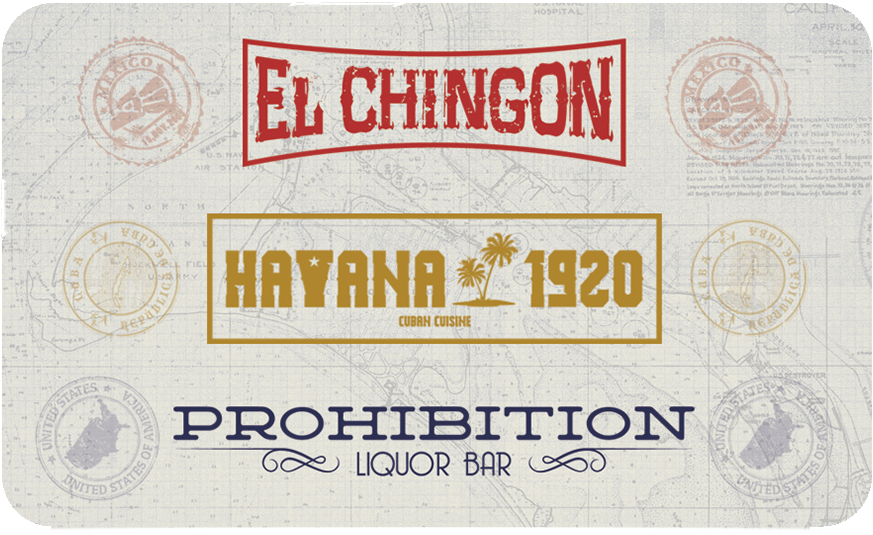 El Chingon | Havana 1920 | Prohibition Gift Card