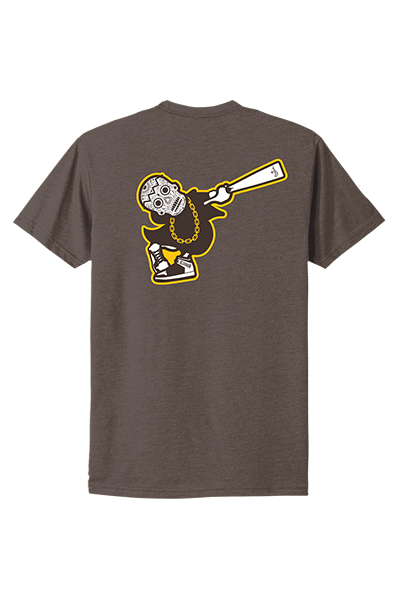 El Chingon Don Julio Baseball T-Shirt - Espresso Brown - Unisex