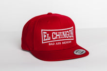 Load image into Gallery viewer, El Chingon Red Snapback Hat